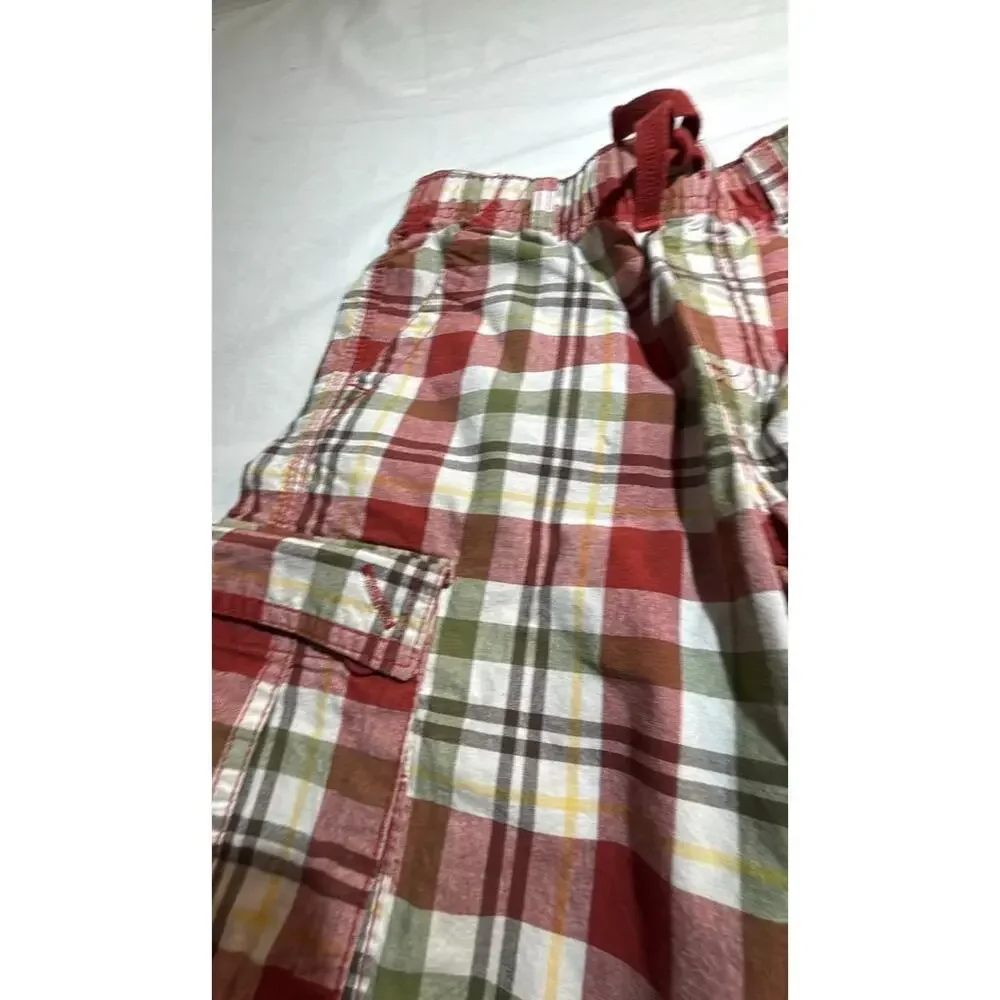 Gymboree Boys' Plaid Cargo Shorts Sz 8